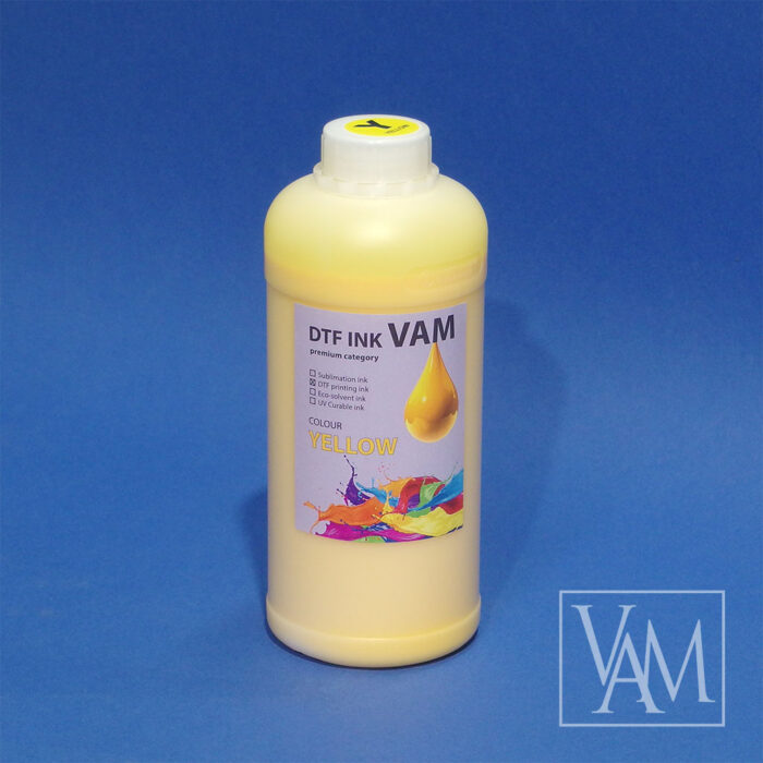 Tinta DTF color amarillo 1 l.